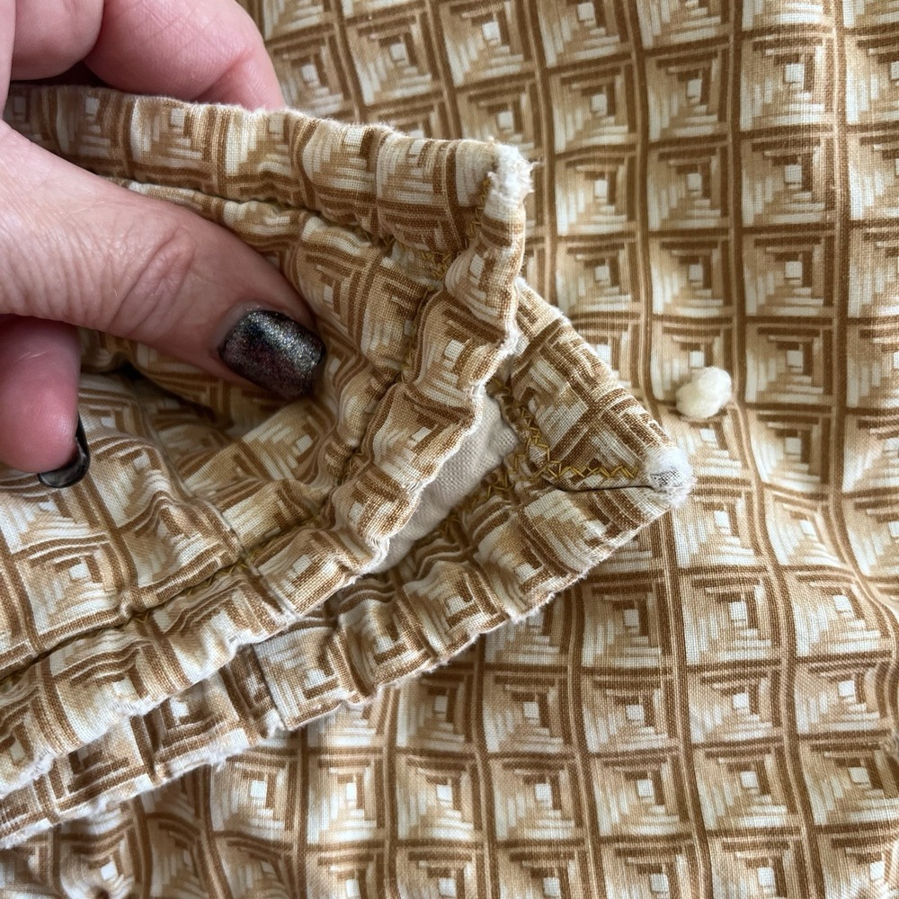 Vintage 1970s Handmade Baby Quilt - Picture 16 of 16
